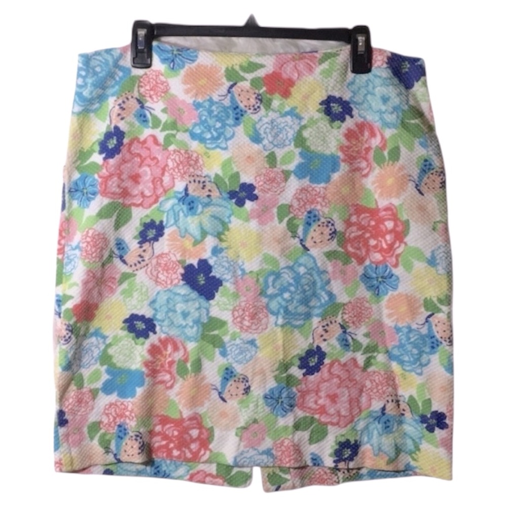 TALBOTS FLORAL SKIRT